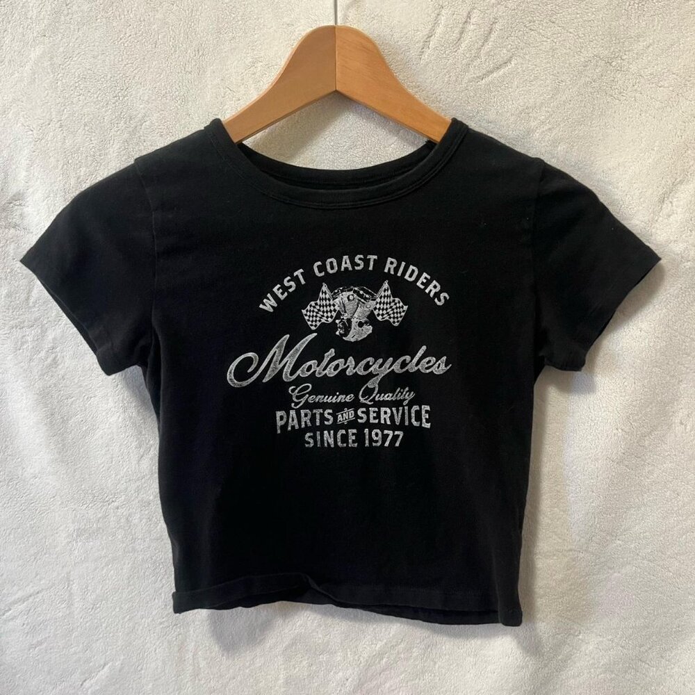 Hollister Co. Women's Black Crop-top